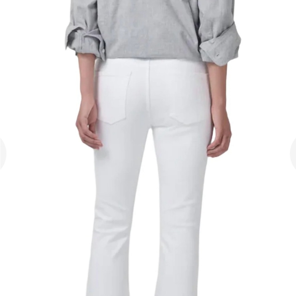 Citizens Of Humanity Lilah White Jeans Size 24x29 Slim Bootcut flared - Picture 3 of 13